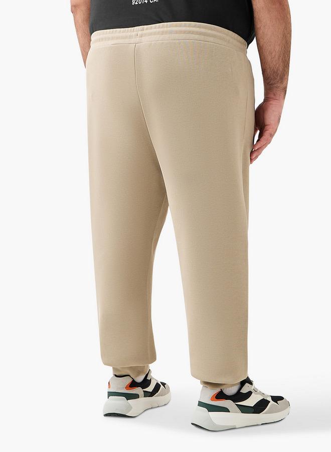 Maxim Men Regular Fit Joggers with Cut and Sew Detail - Image 3